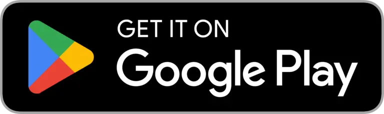 A button with the text “GET IT ON” is displayed alongside the Google Play logo, inviting users to download an app. The design features a colorful arrow pointing right, set against a black background.