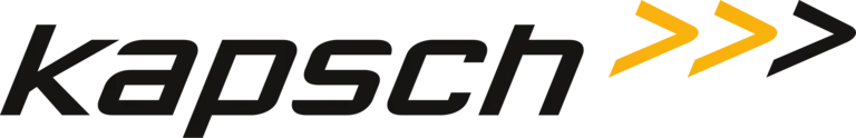 Logo der Firma Kapsch mit dem Schriftzug