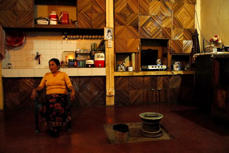 Raum in einem modernen Haus