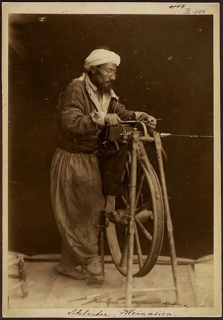 Mobiler Scherenschleifer