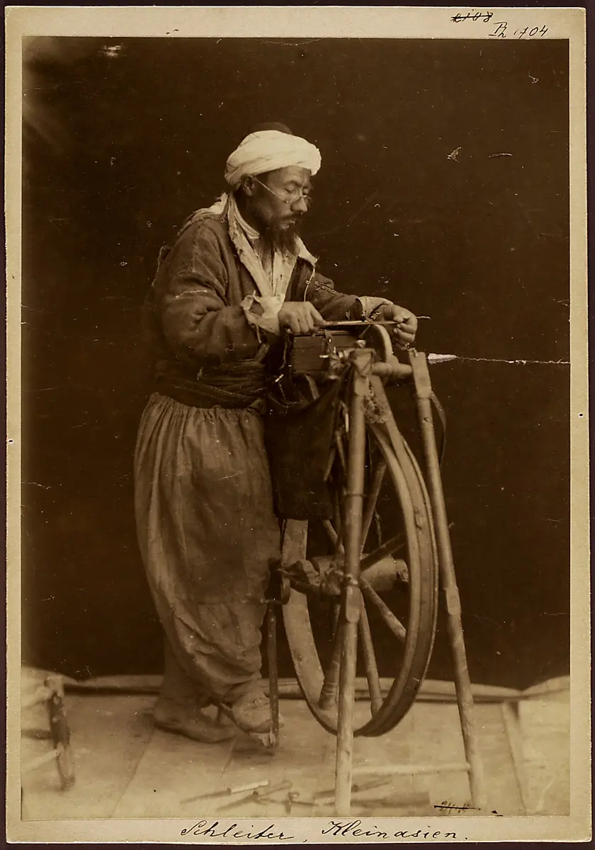 Mobiler Scherenschleifer