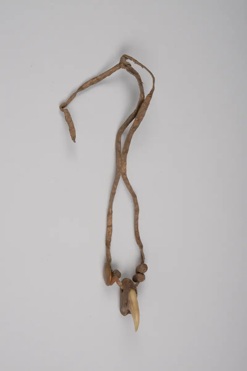 Medizin oder Amulett an Schnur