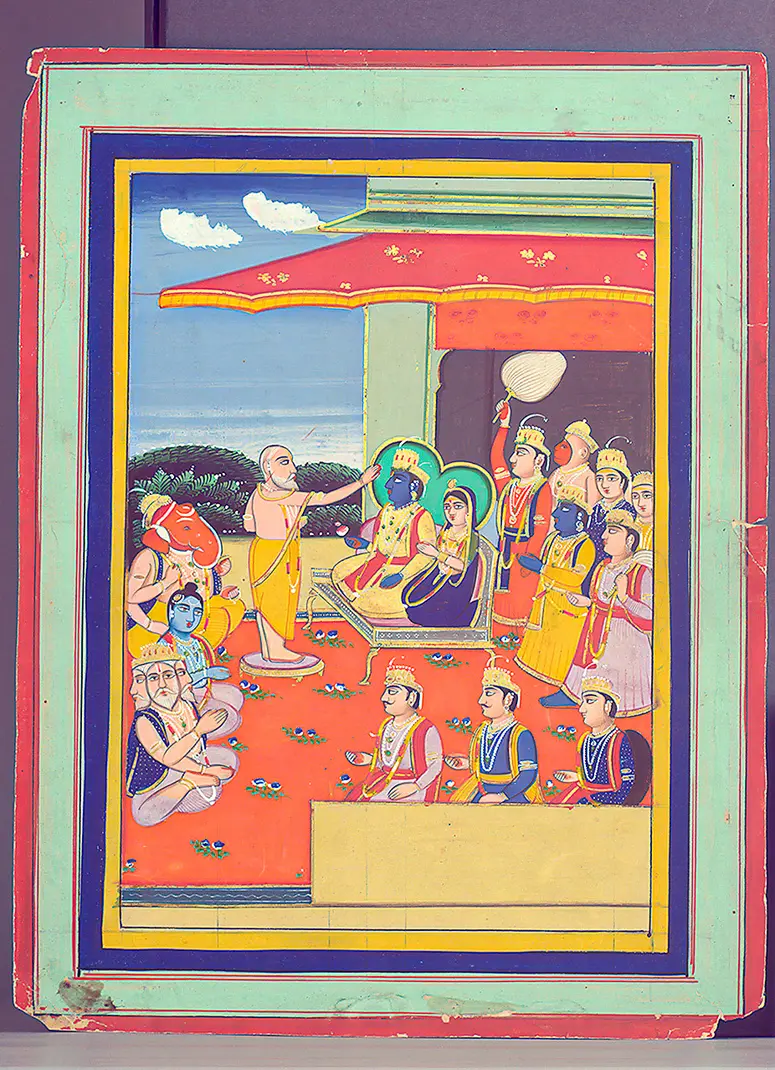 Krishna und Radha
