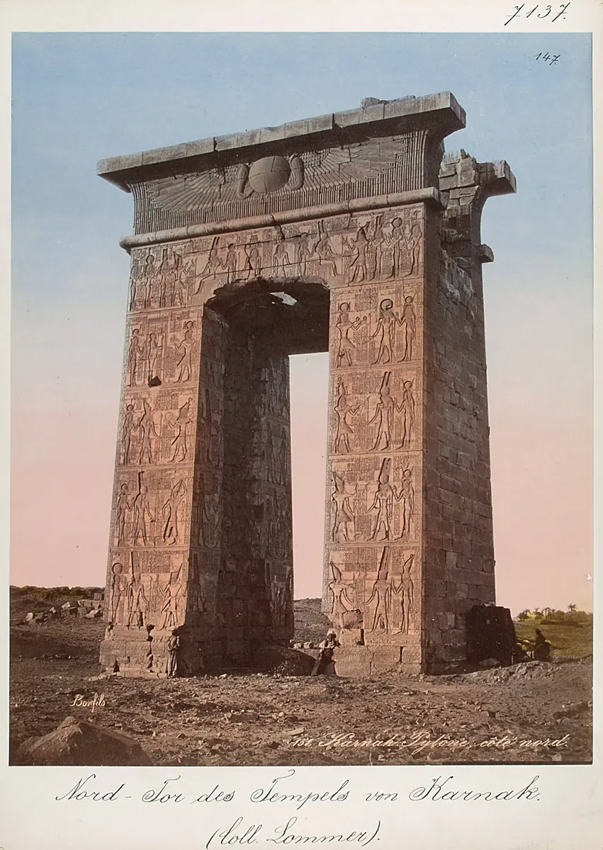 Nord-Tor des Tempels von Karnak