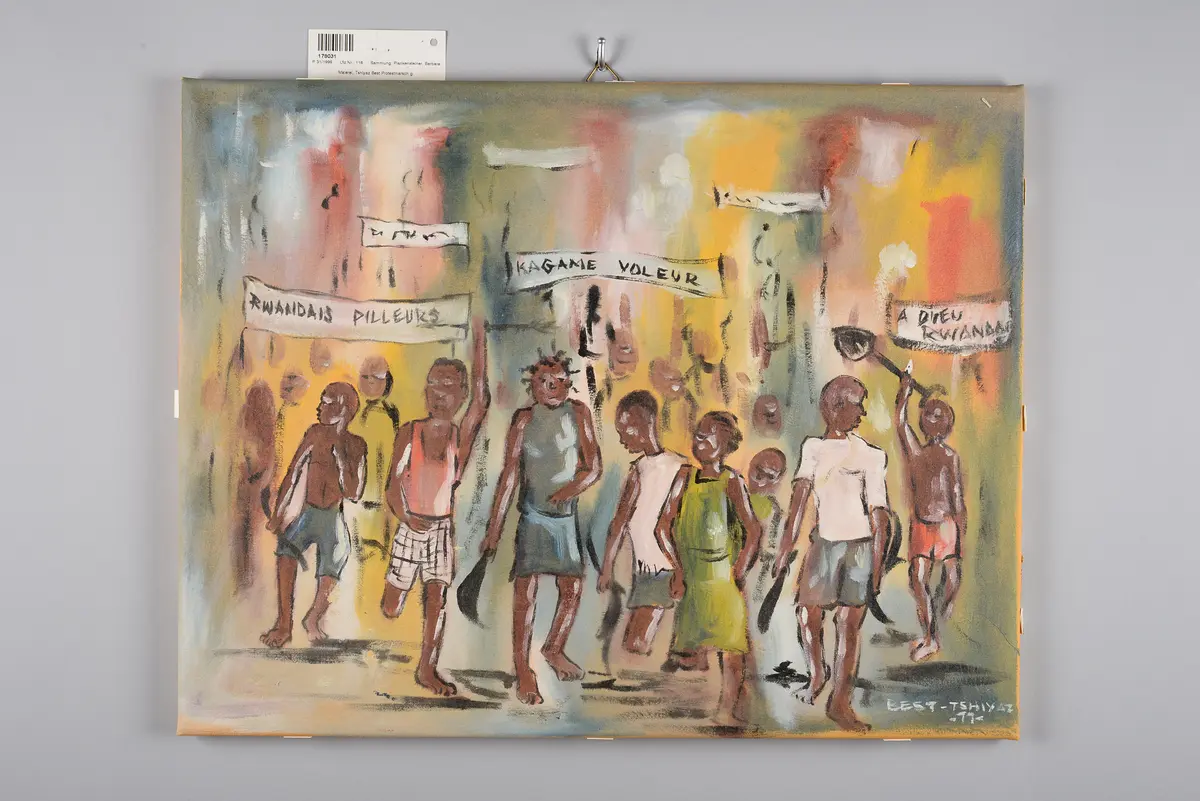 Protestmarsch gegen die Ruandesen