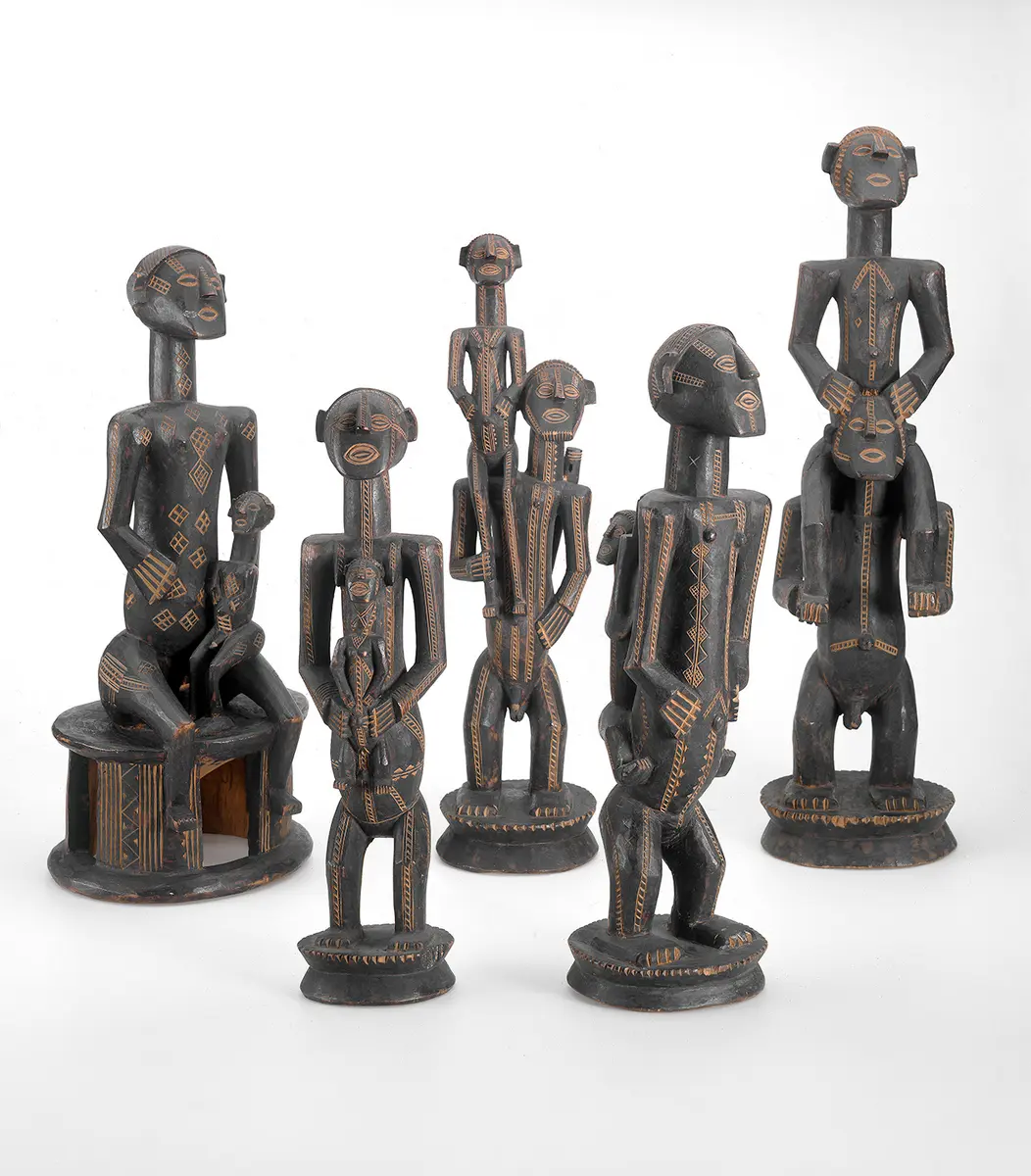Mother and Child Figure