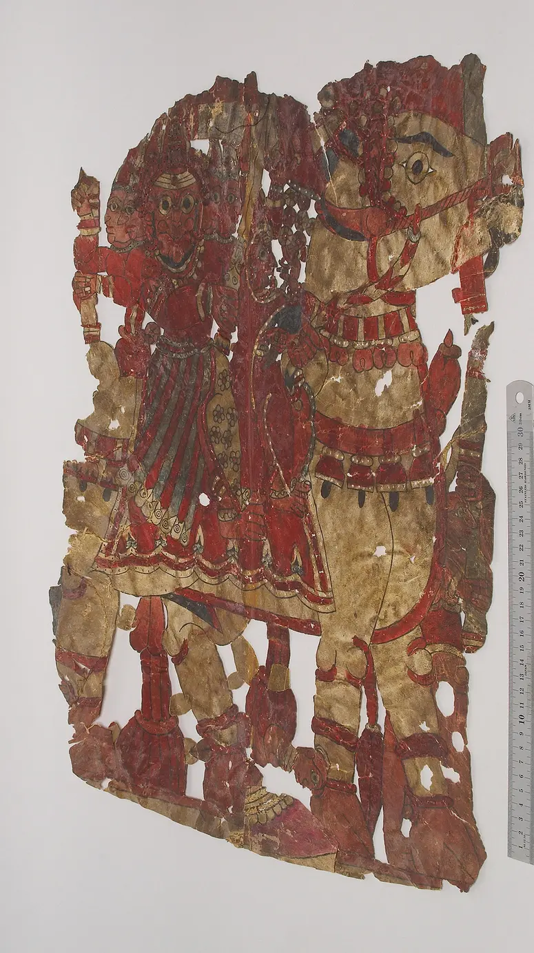 Schattenspielfigur Ravana