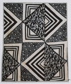 Stoffmuster Blaudruck