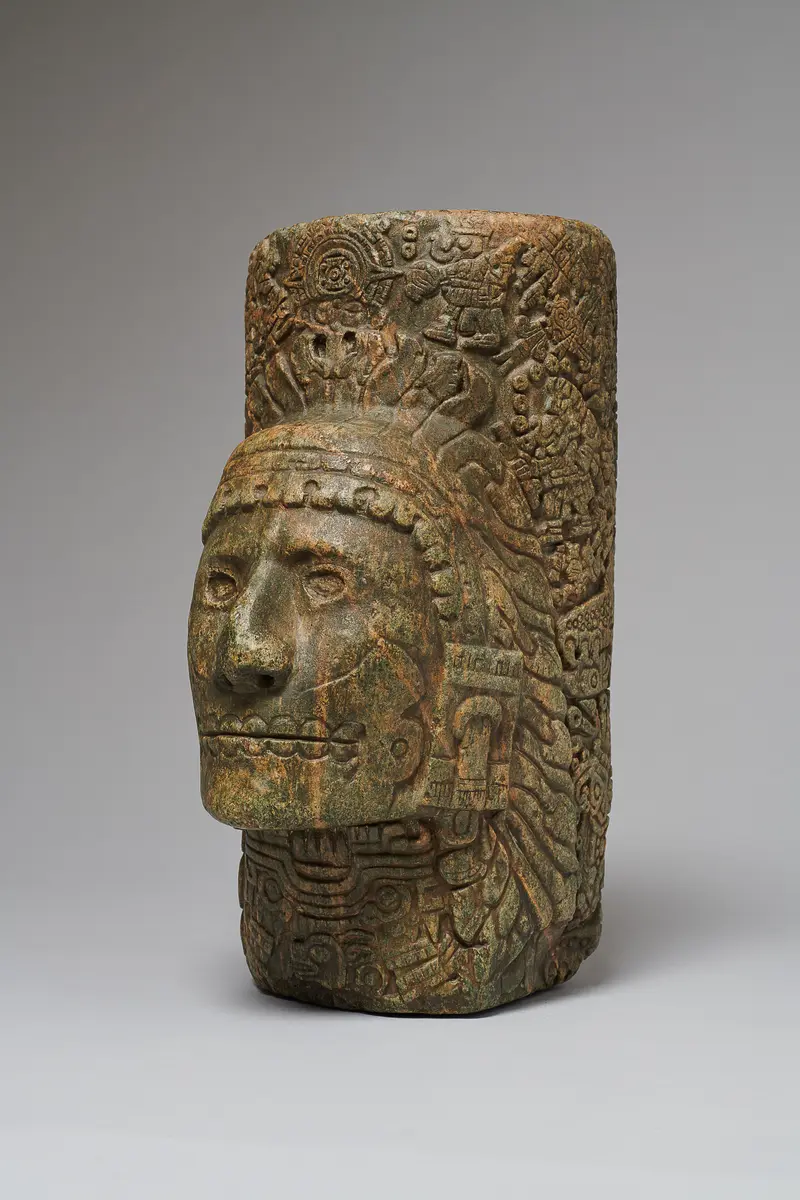 Gefäß mit Kopf der Pulque Göttin Mayahuel