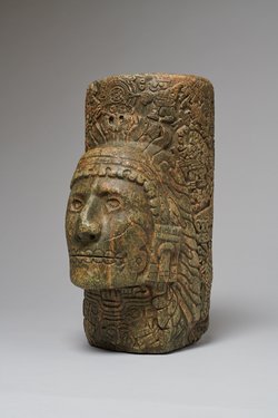 Gefäß mit Kopf der Pulque Göttin Mayahuel