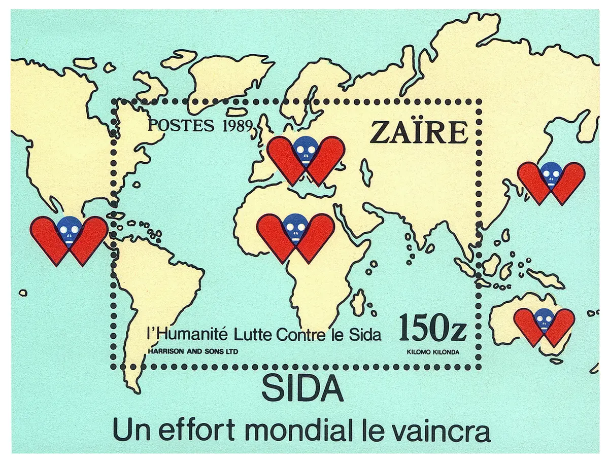Briefmarke (AIDS)