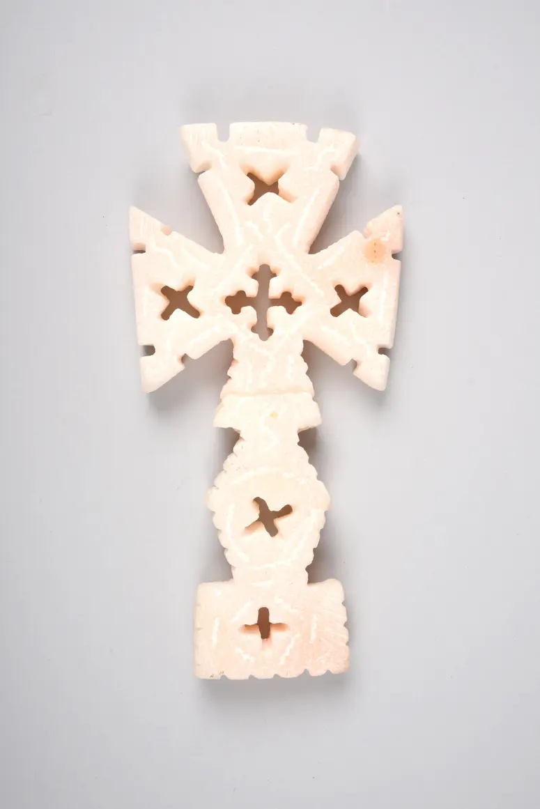 Alabaster cross