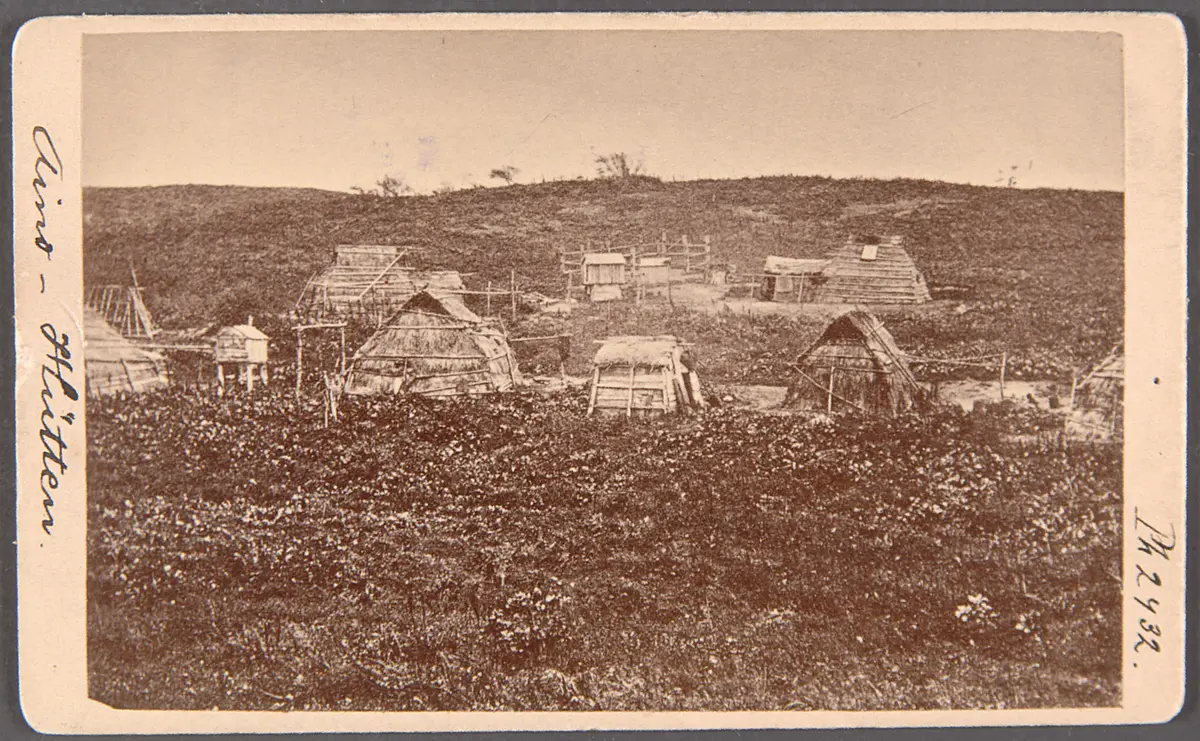 Ainu-Hütten
