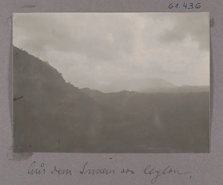Kandy auf Ceylon. Aus dem Innern von Ceylon
