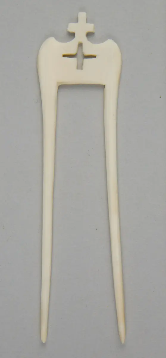 Haarnadel mit christlichem Kreuz
