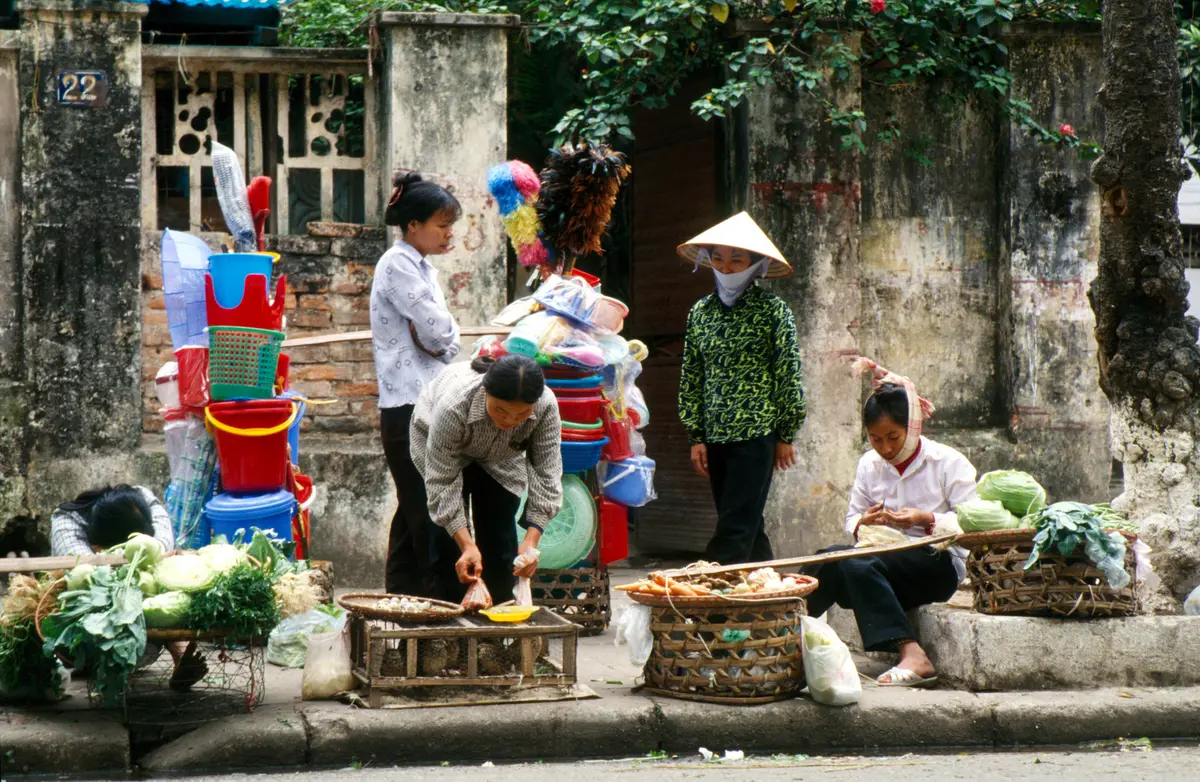 Hanoi-Strassenszene