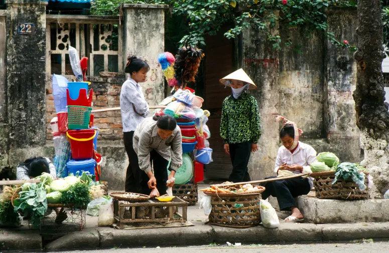 Hanoi-Strassenszene