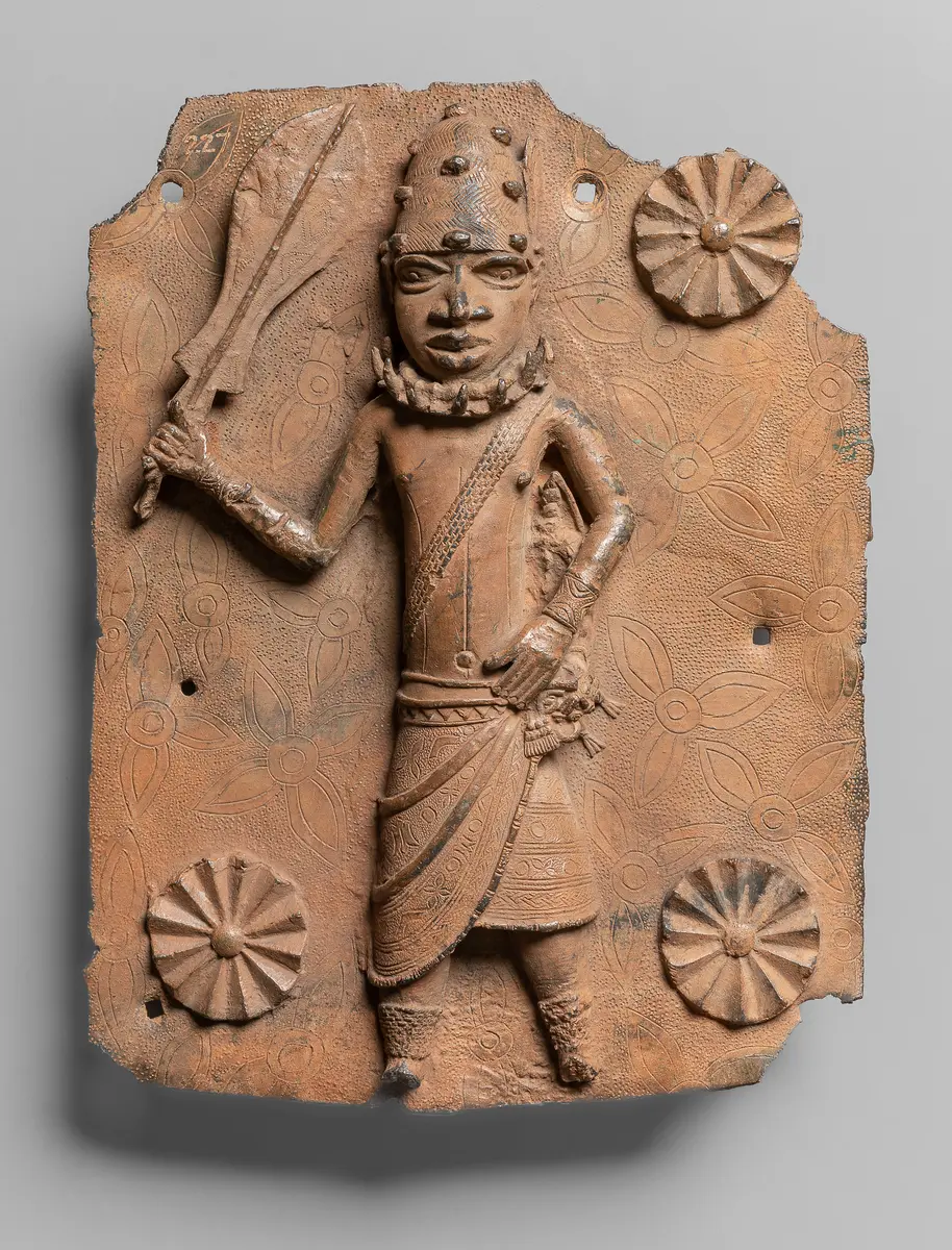 Relief Plaque: Dignitary with Eben Sword