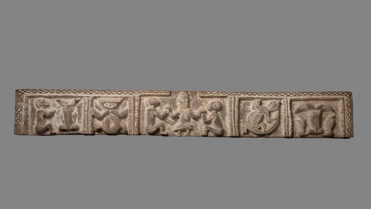 Hintergrundpaneel für einen Ahnenschrein