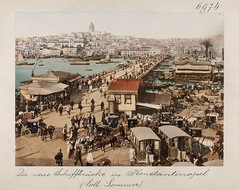 Blick auf die Galatabrücke und das Europäerviertel Pera