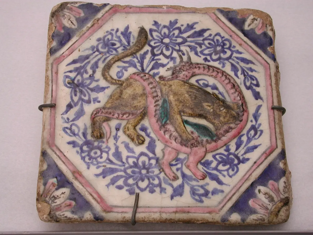 Fliese (Kütahya-Ware)