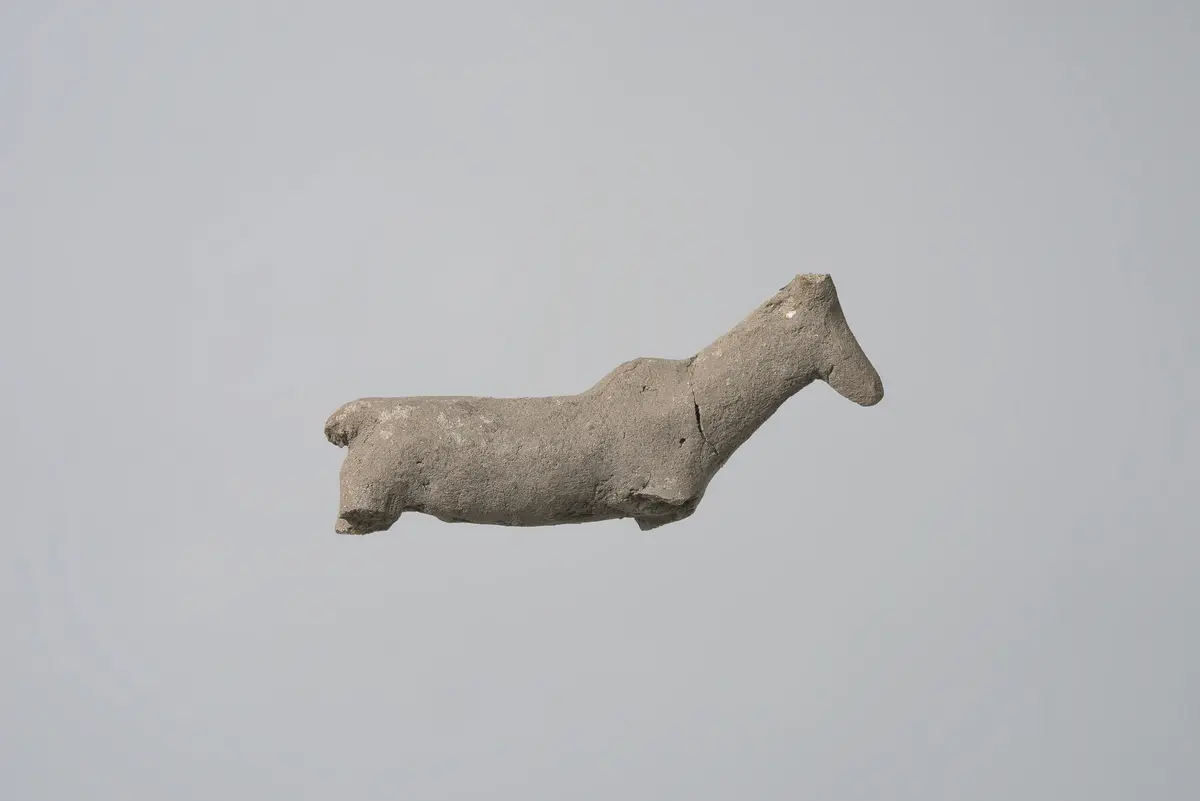 Lehmfigur: Springbock