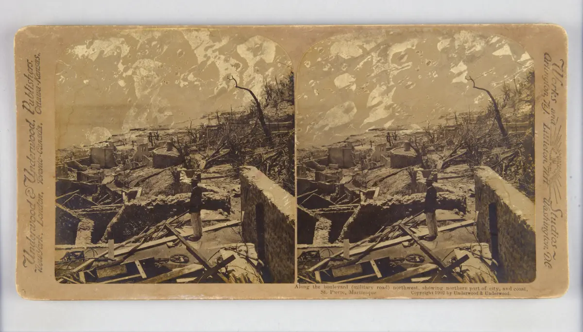 Stereofotografie, sepia
