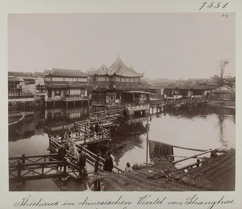 Shanghai: Teehaus im chinesischen Viertel