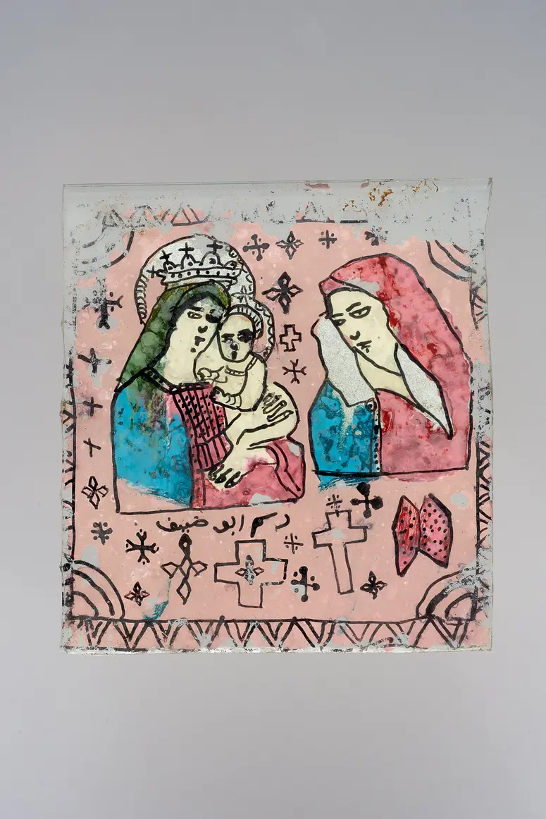 Tätowiervorlage mit christlichen Motiven