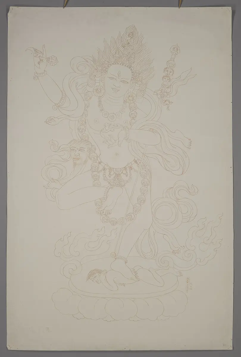 Federzeichnung, Heruka