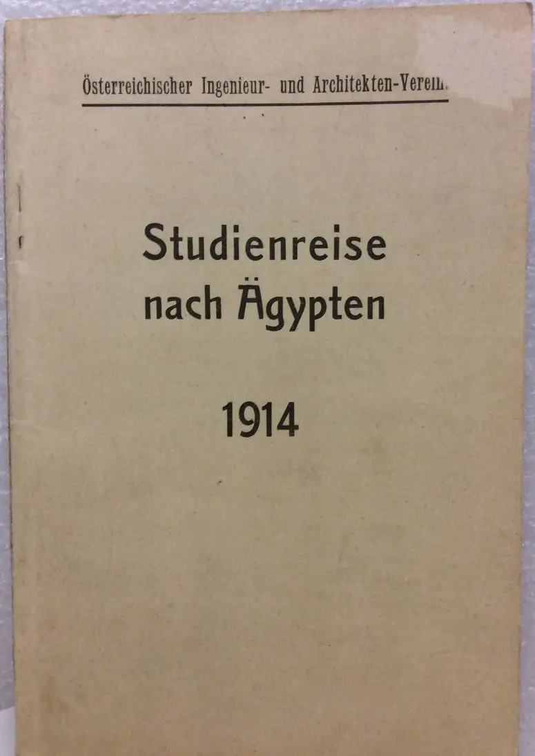 Broschüre: Studienreise Ägypten