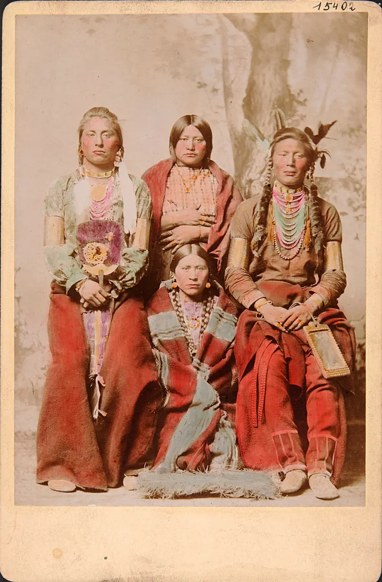 2878. Medicine Man, Yellow Dog and Squaws