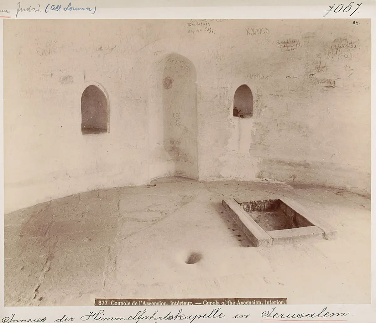 Jerusalem: Inneres der Himmelfahrtskapelle