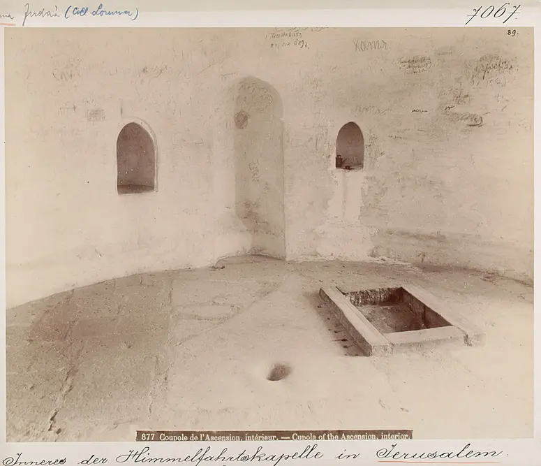 Jerusalem: Inneres der Himmelfahrtskapelle