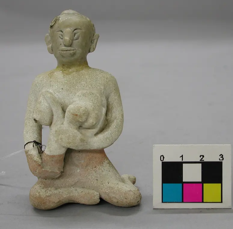 Frau mit Säugling
