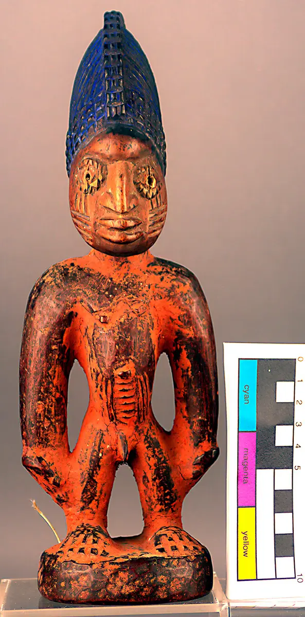 Männliche Ibeji Zwillingsfigur