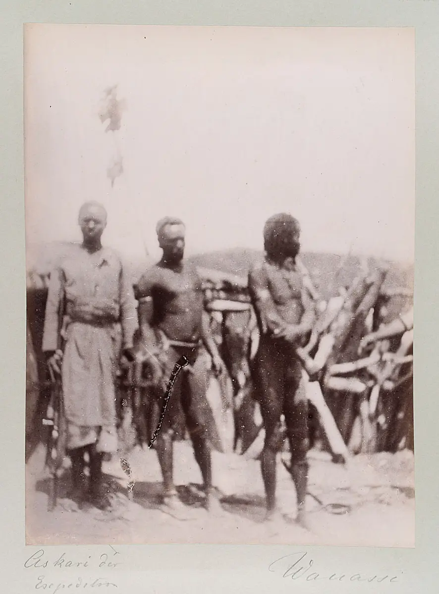 Askari der Expedition. Wanassi
