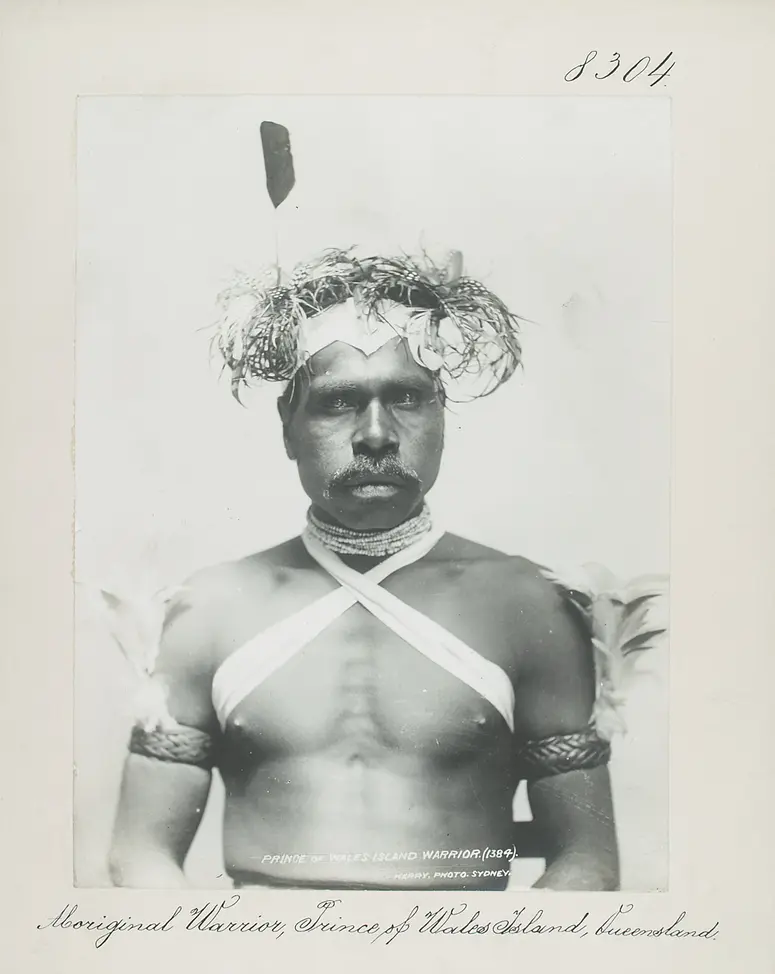 Aboriginal Warrior, Prince of Wales Island, Queensland