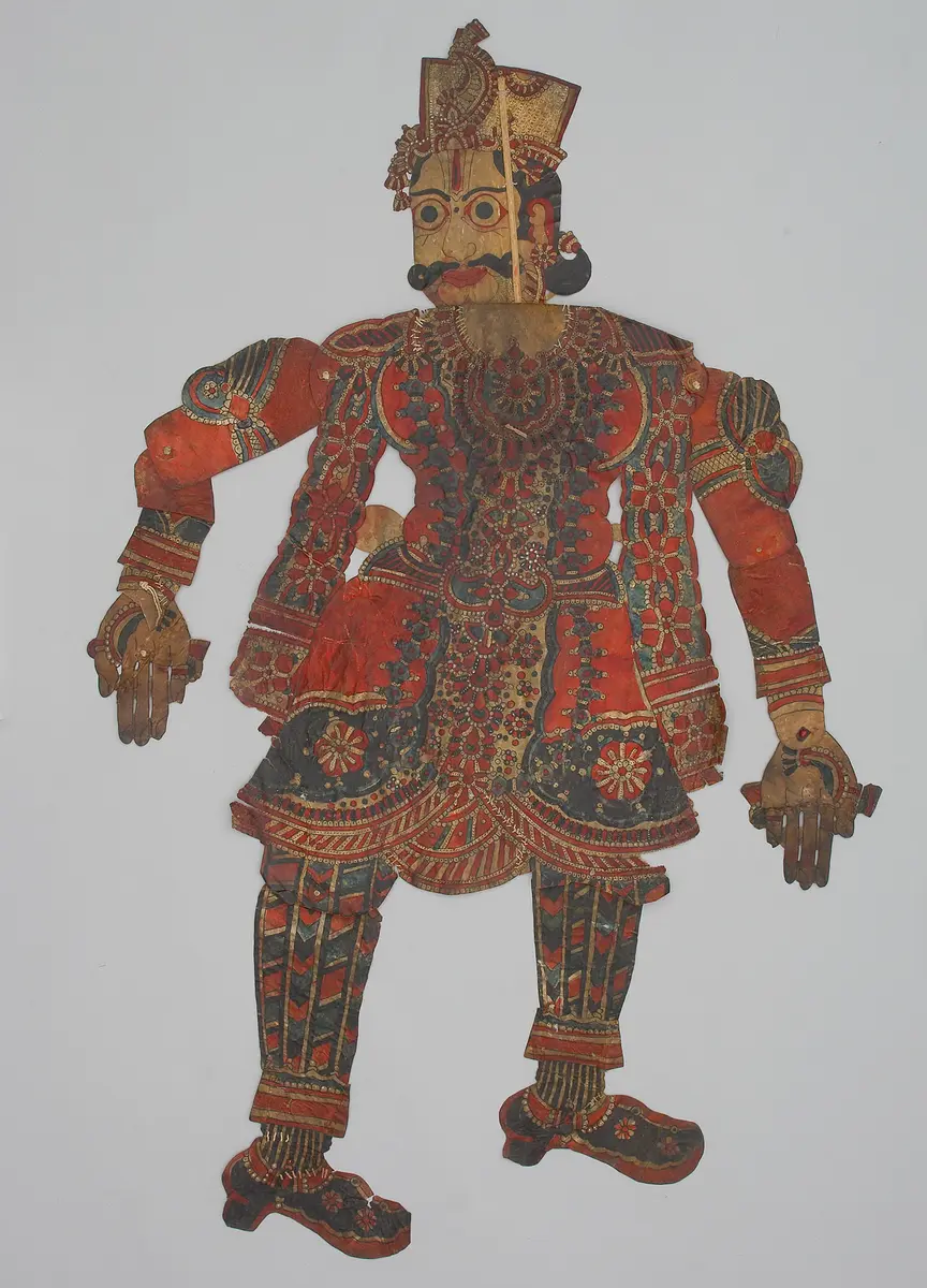 Schattenspielfigur König Dasarata