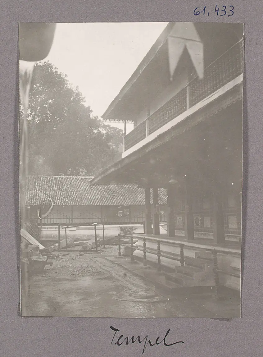 Kandy auf Ceylon. Tempel