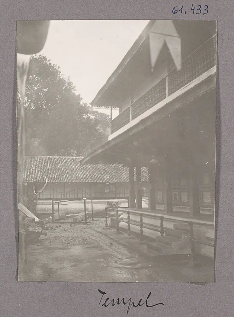 Kandy auf Ceylon. Tempel