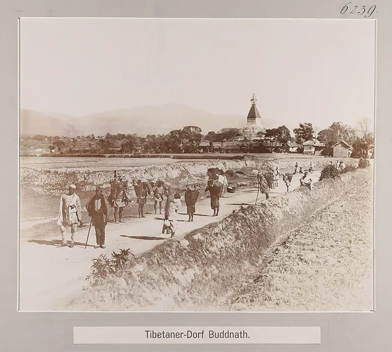 Tibetaner-Dorf Bodnath