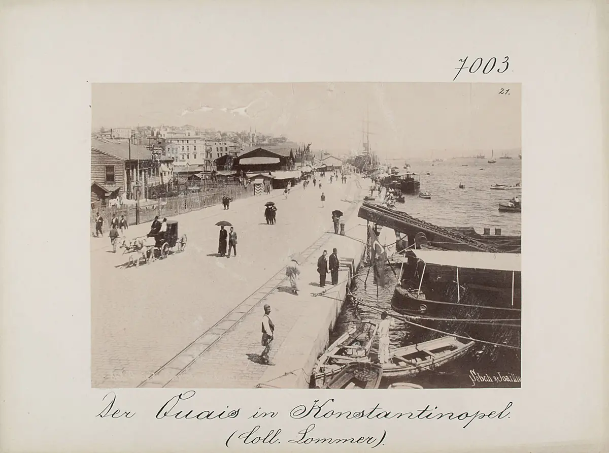 Der Quais in Konstantinopel