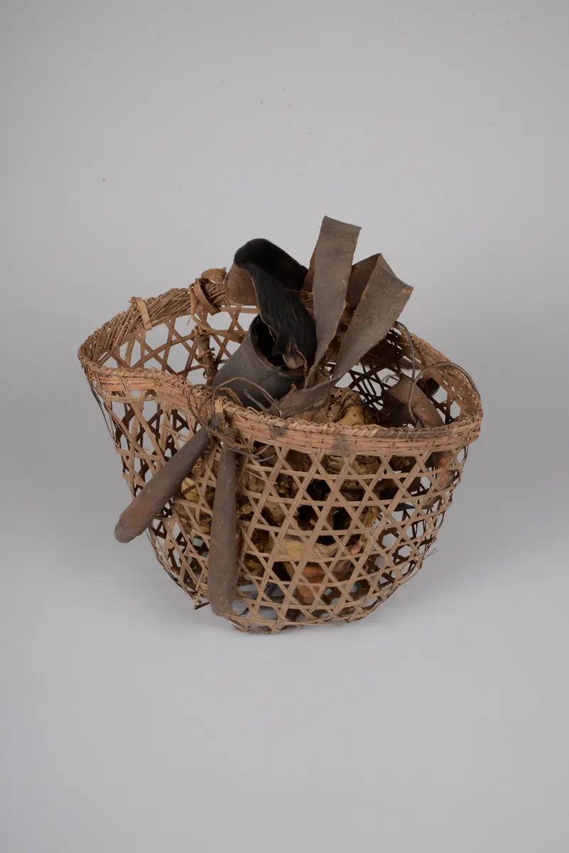 Basket with Grave Goods
