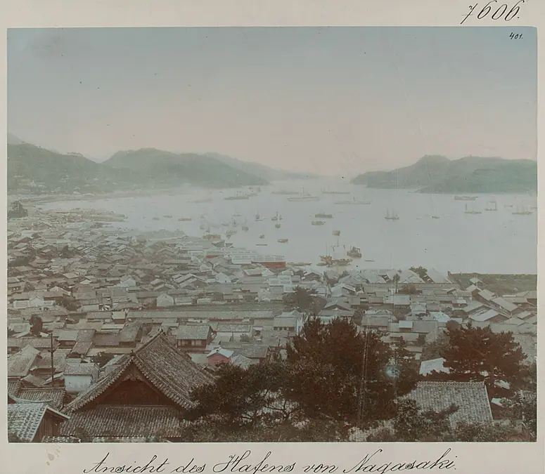 Nagasaki: Ansicht des Hafens
