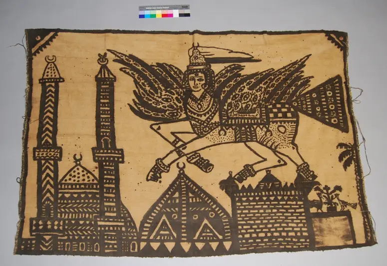 Buraq über der Moschee von Medina
