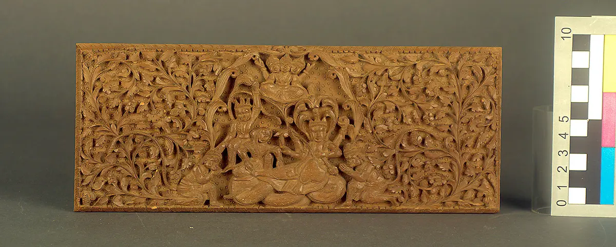 Schnitzwerk Vishnu
