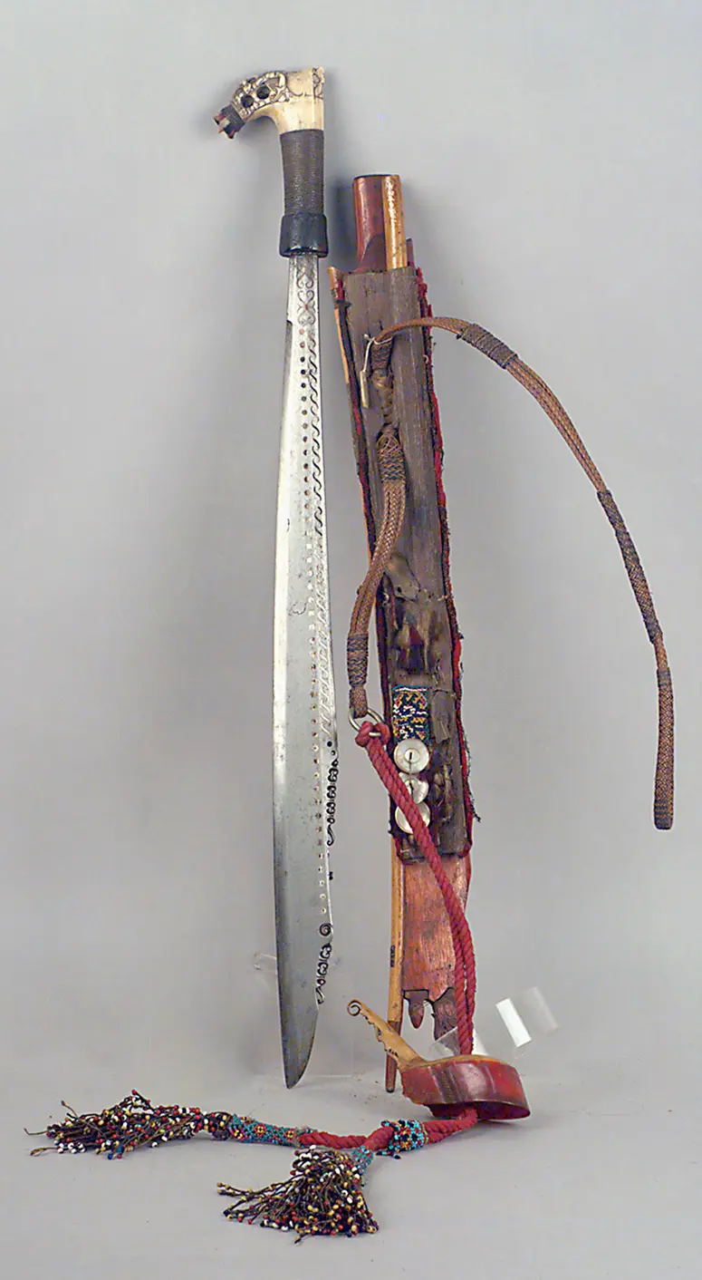 Schwert mit Scheide und Beimesser