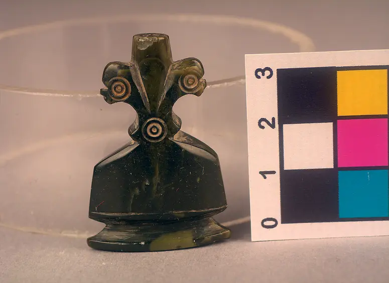 Fläschchen (sormadân) für schwarze Augenschminke (Antimonglanz)