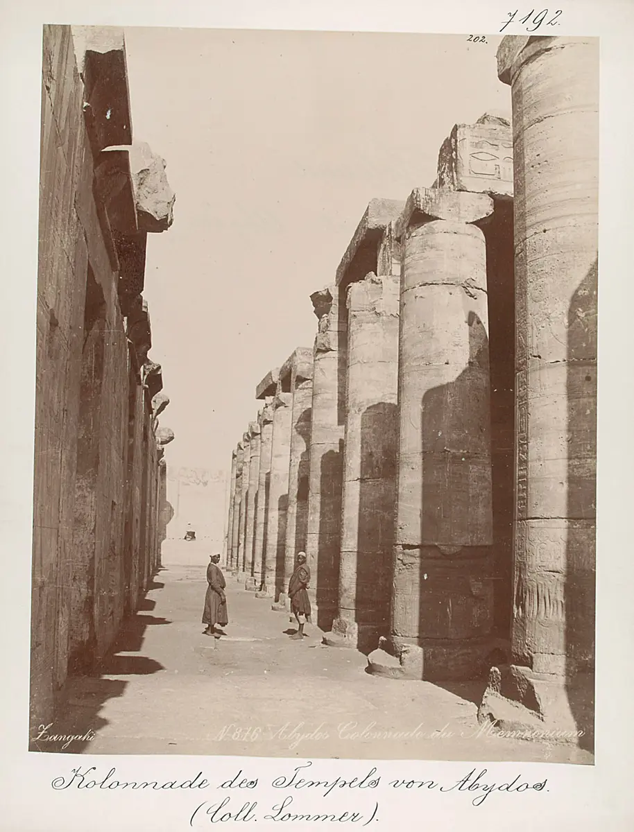 Kolonnade des Tempels von Abydos